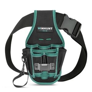 🧰 Tool Boss Belt Pouch | WINHUNT Utility Holster | 9 Pockets + Clip | Small